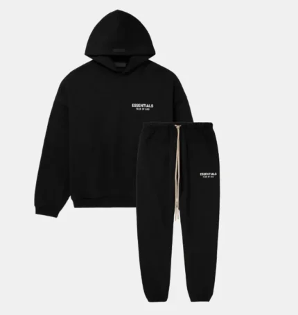 Black Essentials Tracksuit​