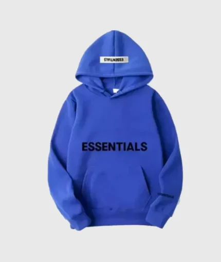 Blue Essentials Hoodie​
