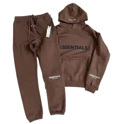 Brown Essentials Tracksuit​