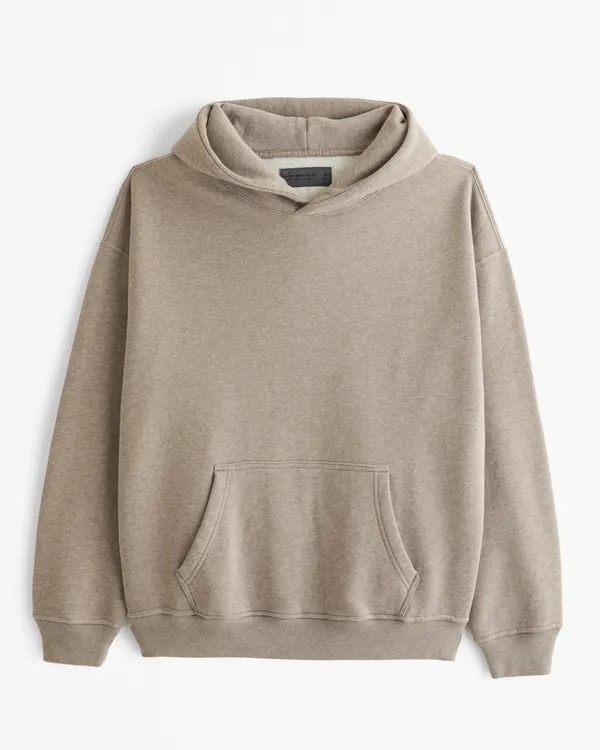 Essential-Popover-Hoodie_-Light-Brown-Heather Essential Popover Hoodie Light Brown Heather