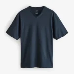 Essential V Neck T Shirt​ Blue