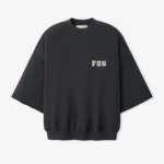 Essentials 3/4 Sleeve Crewneck Washed Iron Grey