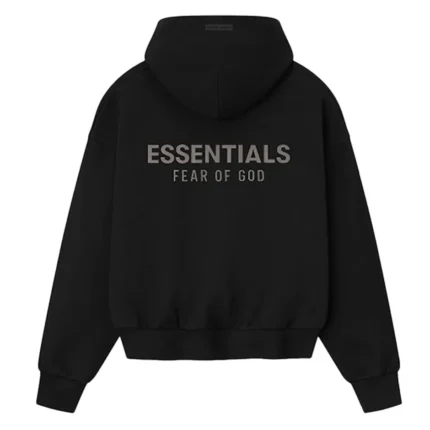 Essentials Black Classic Hoodie