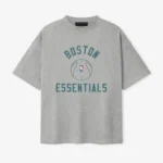 Essentials Celtics X Barkley Hendricks 90s Tee Concrete Heather