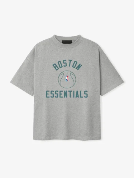 Essentials Celtics X Barkley Hendricks 90s Tee Concrete Heather