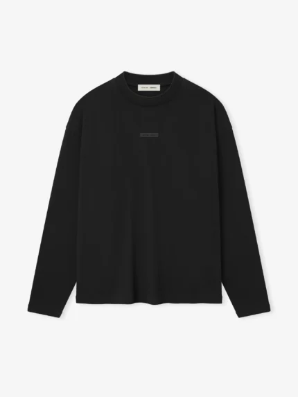 Essentials Classic Long Sleeve Tee Jet Black