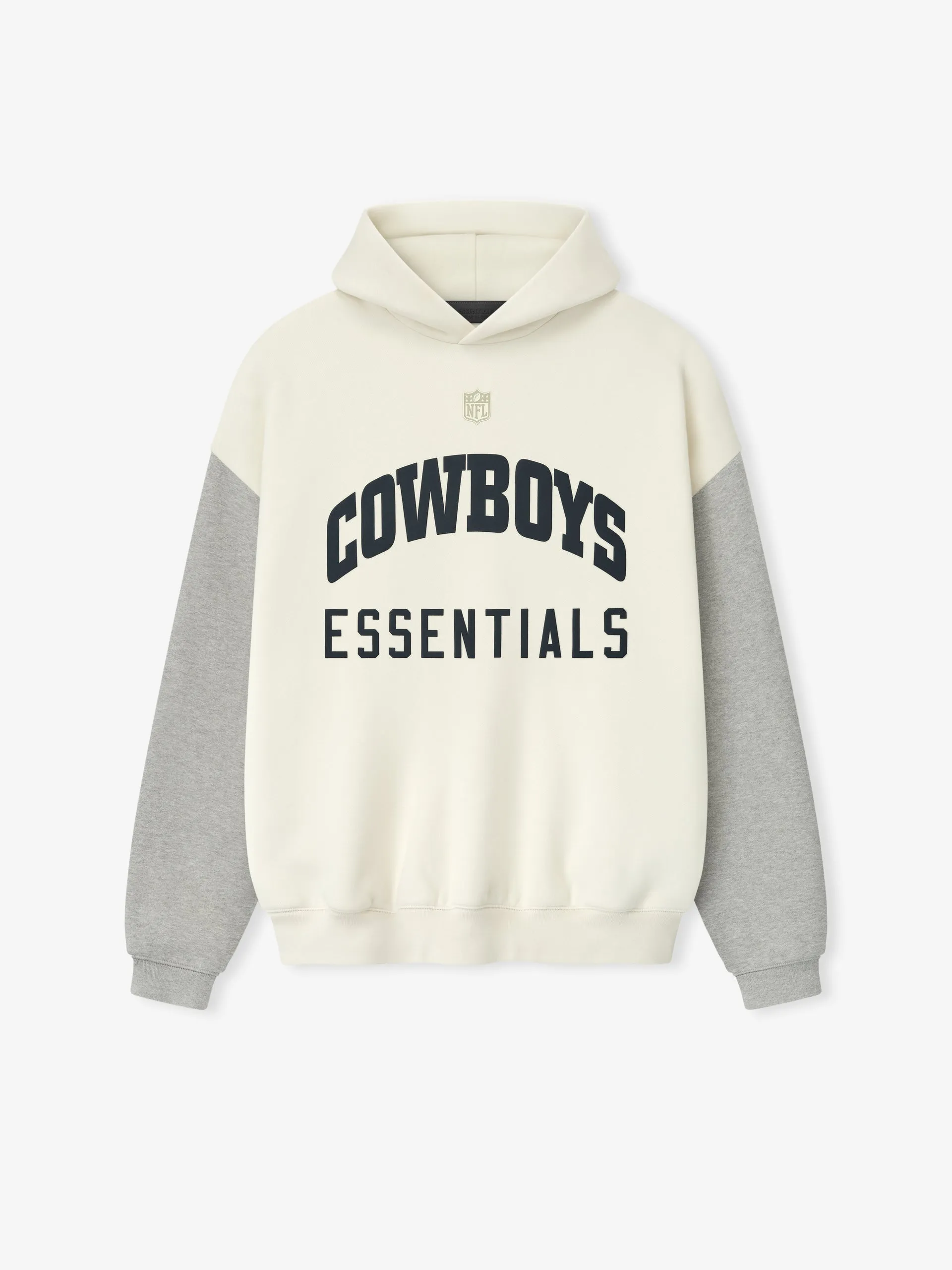 Essentials-Cowboys-Sport-Hoodie-Cream-Concrete-Heather-1 Essentials Cowboys Sport Hoodie Cream/Concrete Heather