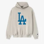 Essentials Dodgers Sport Hoodie Heather Stone