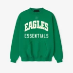Essentials Eagles Sport Crewneck Golf Green