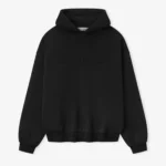 Essentials Embossed Classic Fleece Hoodie Vintage Black