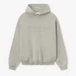 Essentials Embossed Classic Fleece Hoodie Warm Heather
