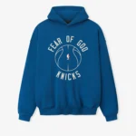 Essentials Knicks X Barkley Hendricks 90s Hoodie Faded Blue