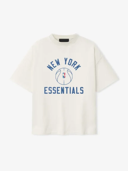 Essentials Knicks X Barkley Hendricks 90s Tee Ivory
