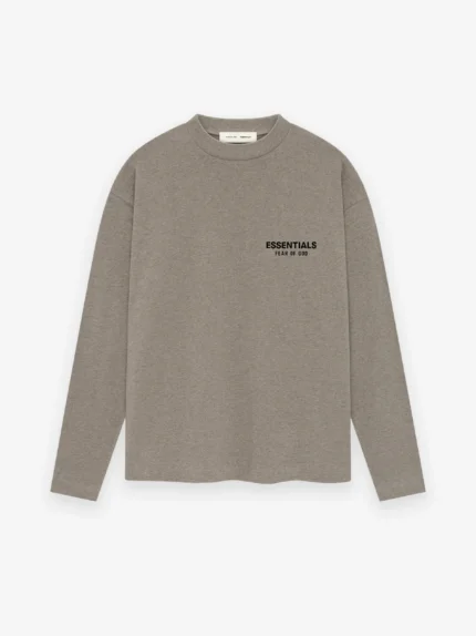 Essentials Long Sleeve T Shirt​ Homestead Heather