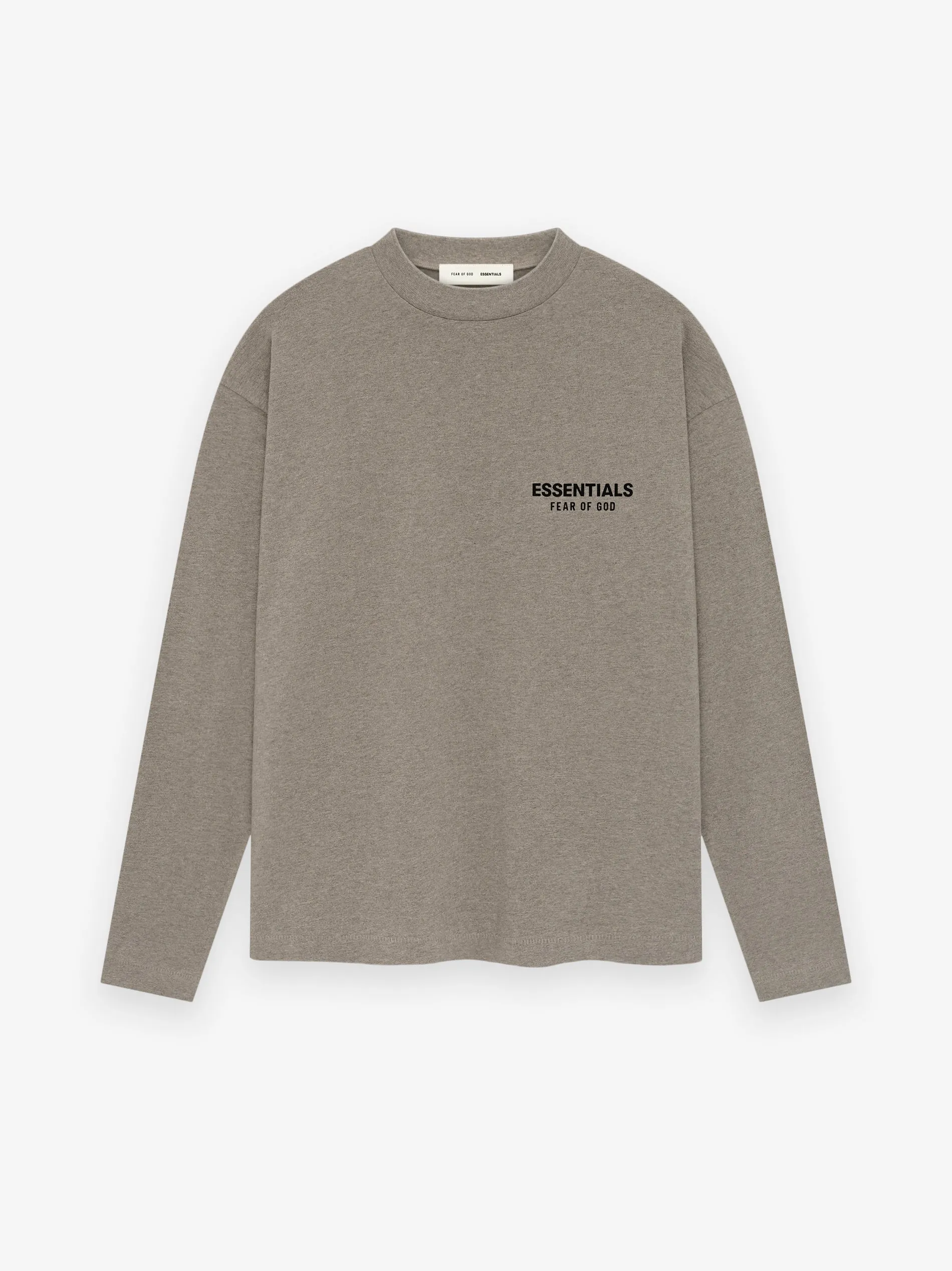 Essentials-Long-Sleeve-T-Shirt_-Homestead-Heather-1 Essentials Long Sleeve T Shirt Homestead Heather
