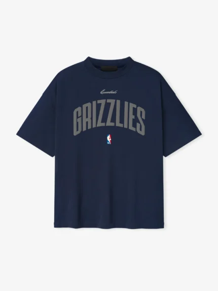 Essentials Memphis Grizzlies 90s Fit Tee Midnight Navy