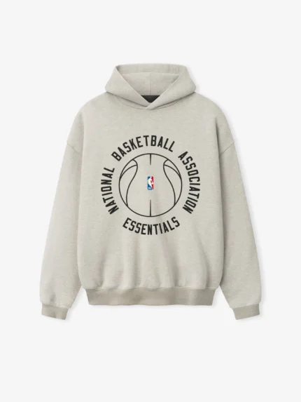 Essentials NBA X Barkley Hendricks 90s Hoodie Heather Stone W/Heather Rib