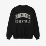 Essentials Raiders Sport Crewneck Black