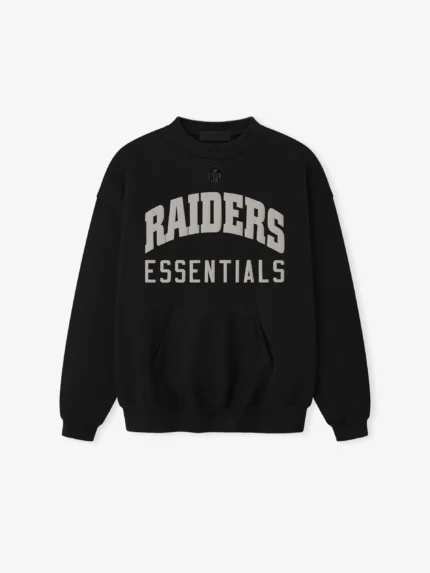 Essentials Raiders Sport Crewneck Black