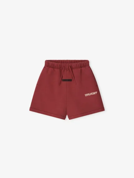 Essentials Shorts Kids Crimson