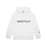 Fear Of God Essentials White Hoodie​