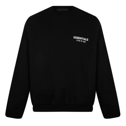Sudadera Cuello Redondo Trefoil Essentials​ Black