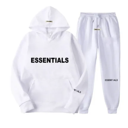 White Essentials Tracksuit​