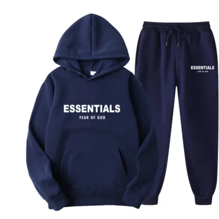 Navy Blue Essentials Tracksuit​