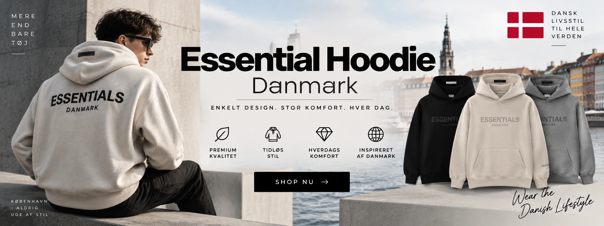 Essential Hoodie Danmark
