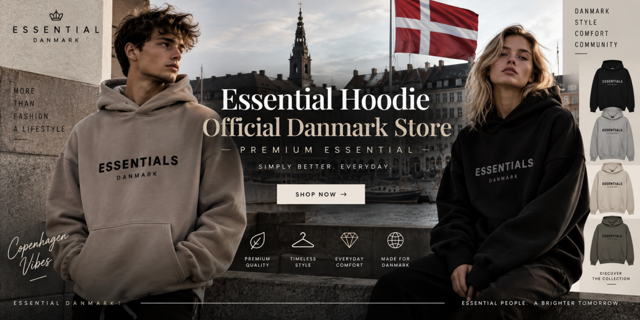 Essential Hoodie Official Danmark Store